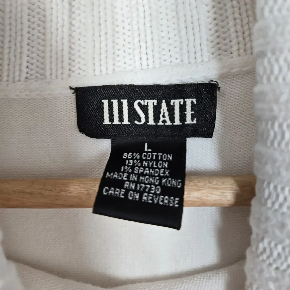 111 State vintage white